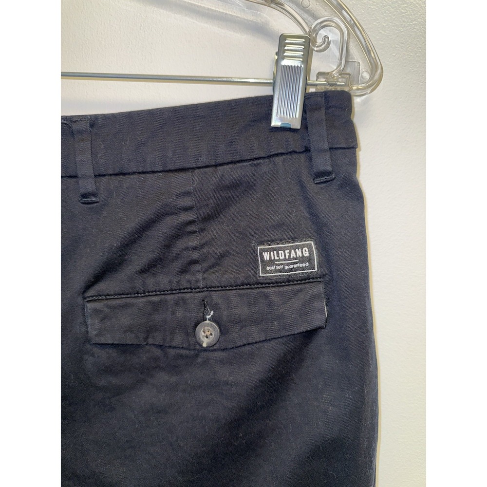 Wildfang Pants The Essential Trouser Black Size 4  Convertible Cuff Classic - Picture 5 of 7